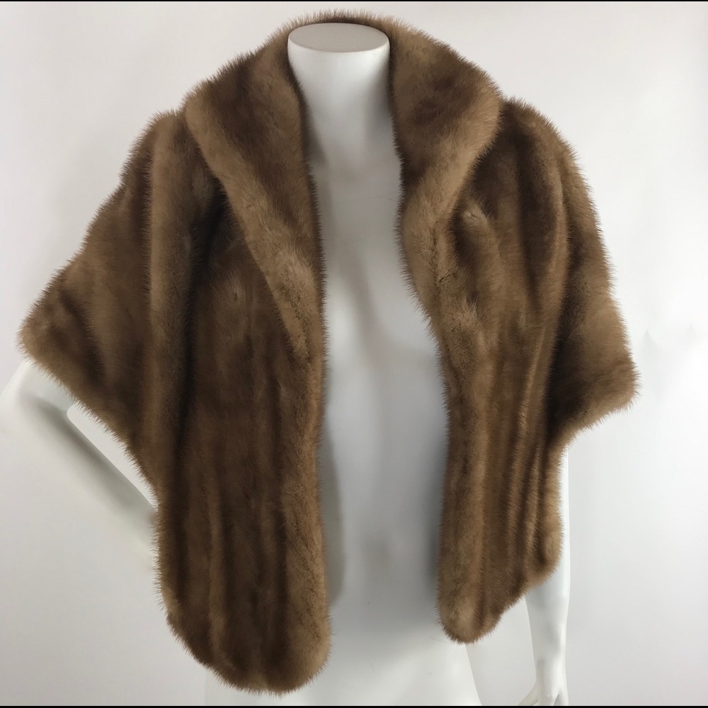 Timeless vintage Mink Shawl